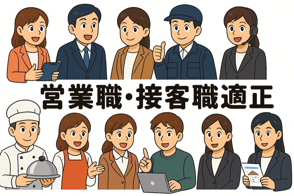 営業職・接客職適性診断のタイトル画像