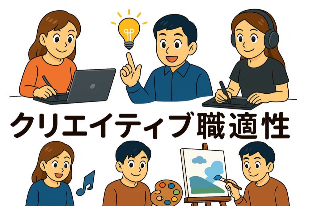 AI適職診断：クリエイティブ職適性診断